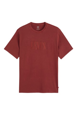 T-shirt SS Relaxed - Rouge brique