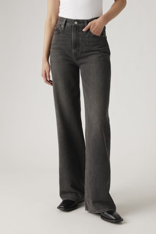 Jeans wide legs Ribcage - Grigio scuro
