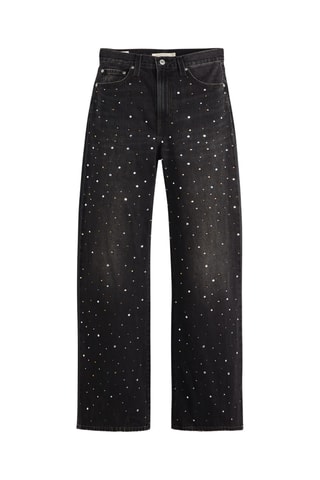 Jeans wide legs Ribcage - Nero