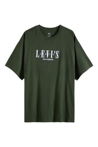 T-shirt relaxed - Vert foncé