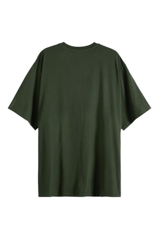 T-shirt relaxed - Vert foncé