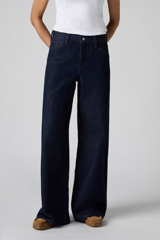 Jeans wide legs Loose - Indaco scuro