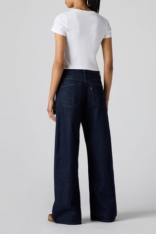 Jeans wide legs Loose - Indaco scuro