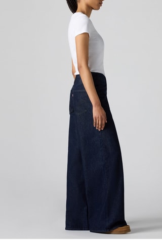 Jeans wide legs Loose - Indaco scuro