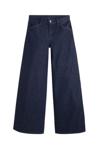 Jeans wide legs Loose - Indaco scuro