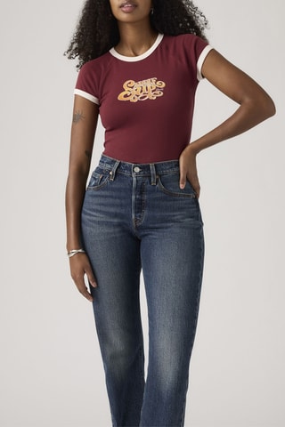 T-shirt Riley - Bordeaux