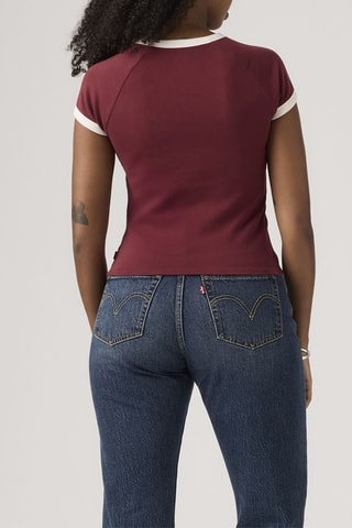 T-shirt Riley - Bordeaux