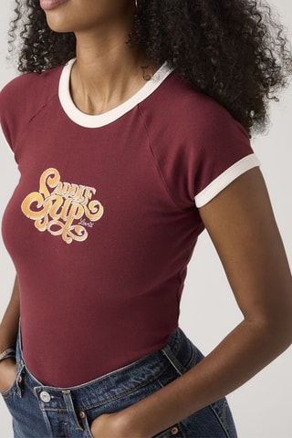 T-shirt Riley - Bordeaux