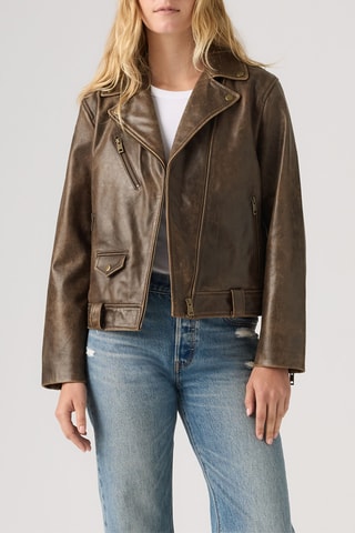 Giubbotto in pelle di montone Outerwear - Marrone