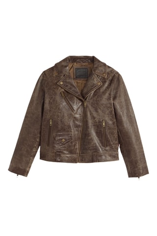 Giubbotto in pelle di montone Outerwear - Marrone