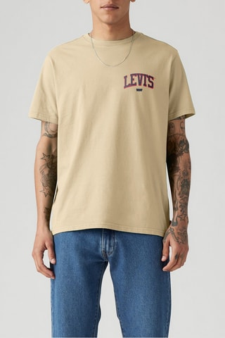 T-shirt relaxed - Beige