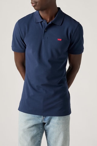 Polo slim - Bleu marine