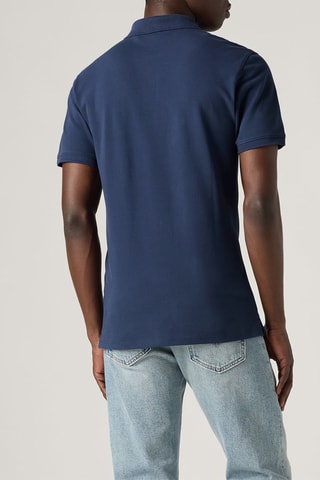 Polo slim - Bleu marine