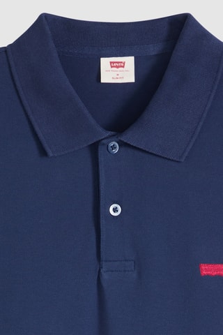 Polo slim - Bleu marine