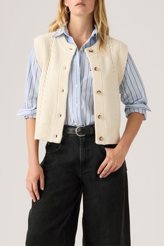 Gilet in lana Ines - Ecrù