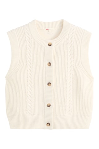 Gilet in lana Ines - Ecrù
