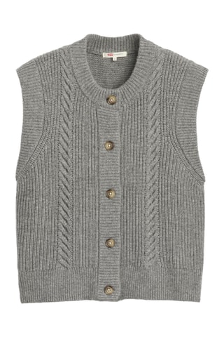 Gilet in lana Ines - Grigio