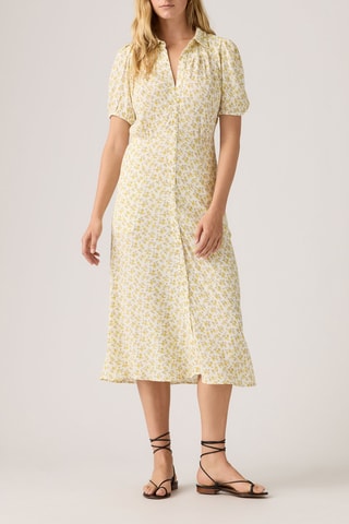 Abito a camicia Rosa - Giallo