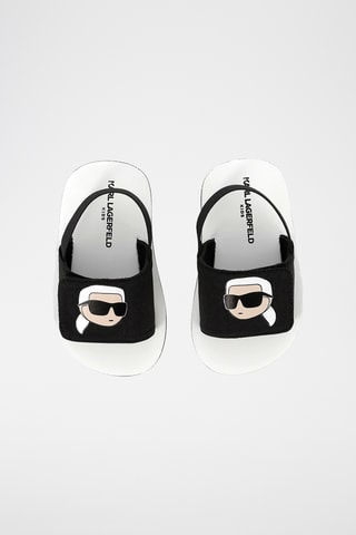 Platform Avarca Sandalen - Zwart - Karl Lagerfeld