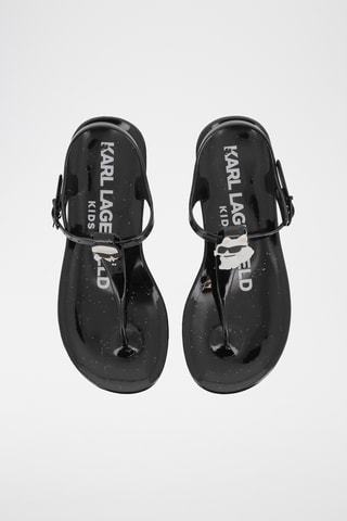 Gelakte Sandalen - Zwart - Karl Lagerfeld