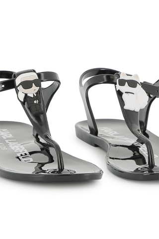 Gelakte Sandalen - Zwart - Karl Lagerfeld