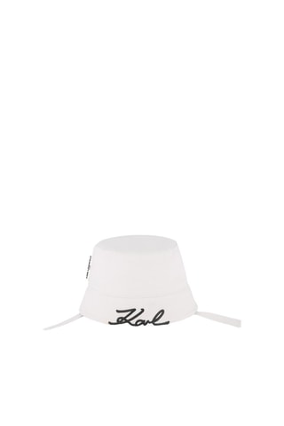 Bobhoedje - Wit - Karl Lagerfeld