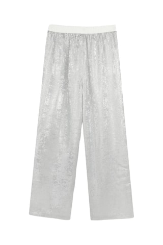Broek - Zilverkleurig - DKNY