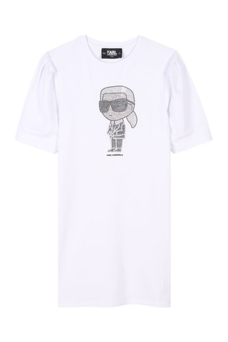 Rechte Jurk - Wit - Karl Lagerfeld