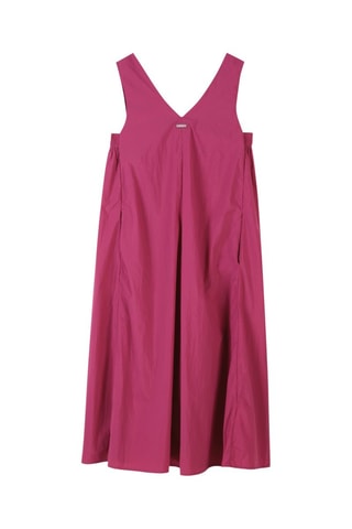 Mouwloze Trapezium Jurk - Fuchsiaroze - DKNY