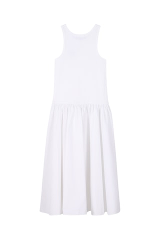 Mouwloze Trapezium Jurk - Wit - DKNY