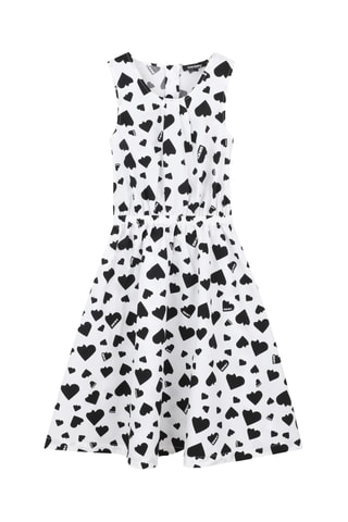 Lange Mouwloze Jurk - Wit - DKNY