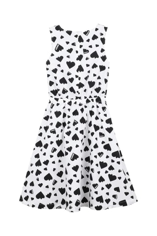 Lange Mouwloze Jurk - Wit - DKNY