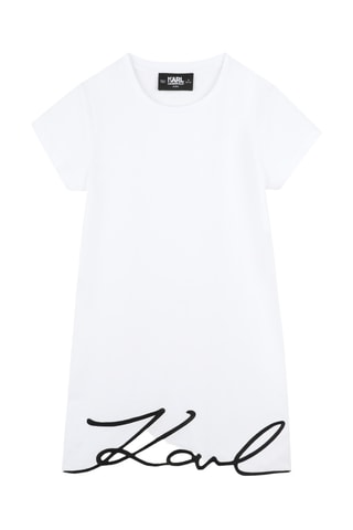 Rechte Jurk - Wit - Karl Lagerfeld