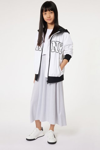 Jurk 2-in-1 - Wit en zilverkleurig - DKNY