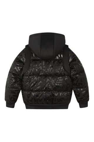 Gewatteerde Jas met Capuchon - Zwart - DKNY