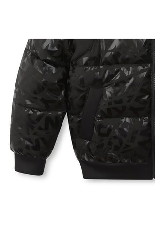 Gewatteerde Jas met Capuchon - Zwart - DKNY