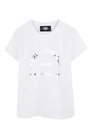 T-shirt - Wit - Karl Lagerfeld