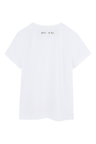 T-shirt - Wit - Karl Lagerfeld
