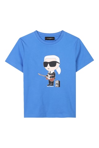 T-shirt - Blauw - Karl Lagerfeld