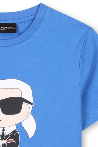 T-shirt - Blauw - Karl Lagerfeld
