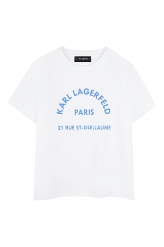T-shirt - Wit - Karl Lagerfeld