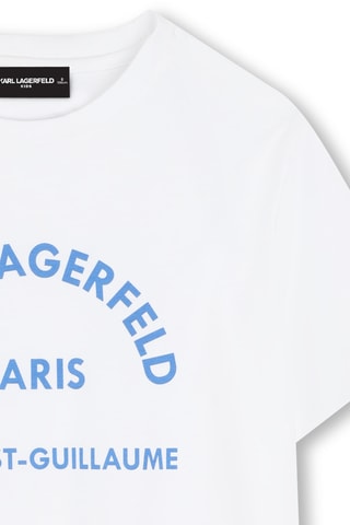 T-shirt - Wit - Karl Lagerfeld