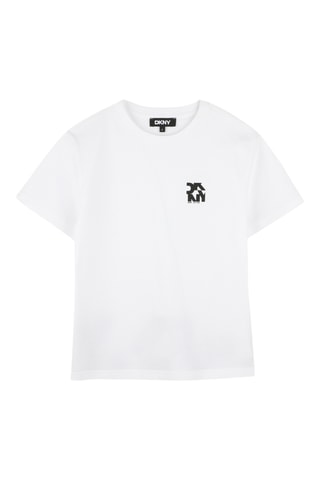 T-shirt Loose - Wit - DKNY