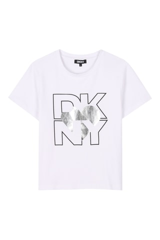T-shirt Loose - Wit - DKNY