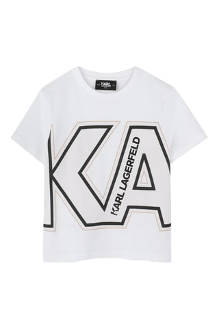 T-shirt - Wit - Karl Lagerfeld