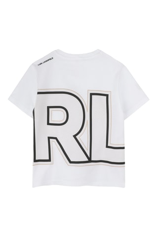 T-shirt - Wit - Karl Lagerfeld