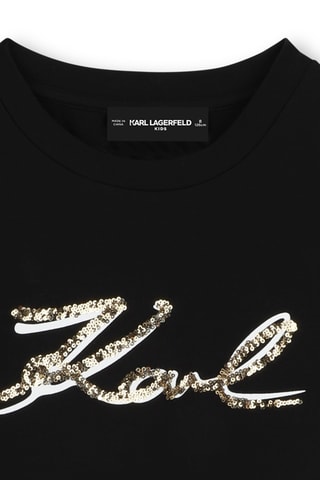 T-shirt - Zwart - Karl Lagerfeld