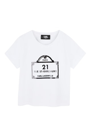 T-shirt - Wit - Karl Lagerfeld