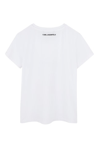 T-shirt - Wit - Karl Lagerfeld