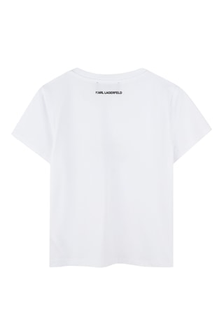T-shirt - Wit - Karl Lagerfeld